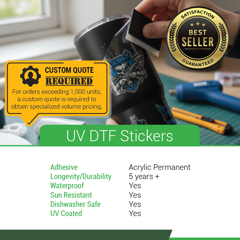 UV DTF Stickers